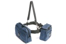 PORTABRACE Durable Cordura pouches worn on nylon belt (2 pouches)