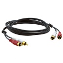 KRAMER RCA Stereo Audio Cable 3,0 m