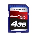 SILICON POWER MINNESKORT SDHC 4GB CLASS4