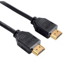 HAMA HDMI-kabel 1.4 Guld TL typ-A 5 meter svart