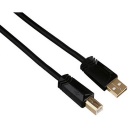 USB-kabel 2.0, 3 meter svart