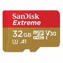 SANDISK 32GB Micro SDHC Extreme V30 minneskort