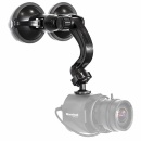 MARSHALL Dual Suction Cup Glass Mount with Adjustable Tilt Arm & 1/4"