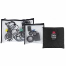 PORTABRACE Clear and Padded Equipment Pouch Set