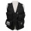 PORTABRACE Tough Cordura vest with 20 pockets, ventilation, &amp; D-ring c